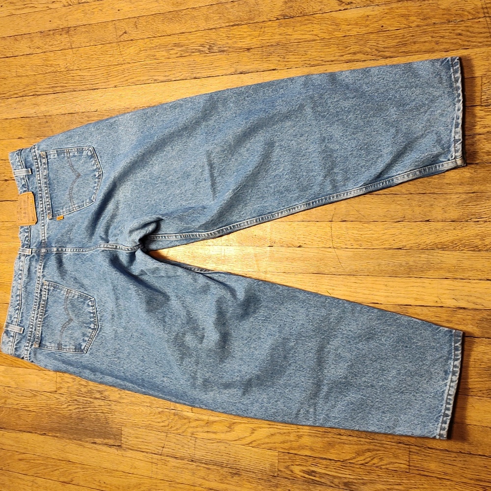 Levi's Orange Tab 550 Men's Blue Denim Jeans Size 42x30 - Picture 10 of 16